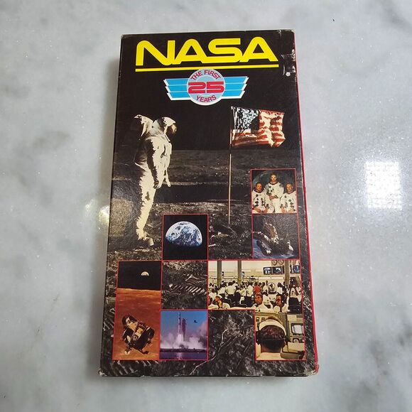 NASA The First 25 Years VHS Video Tape Goodtimes Space Shuttle Moon Landing - Picture 1 of 4